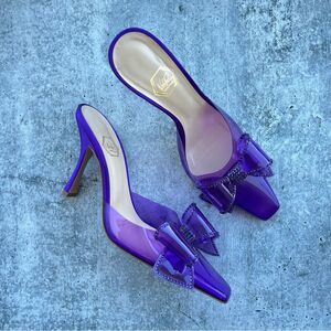 Nalebe Dimante PVC Mules 39.5